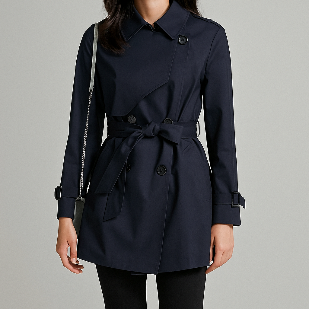 Serene Women Elegant Trench Coat