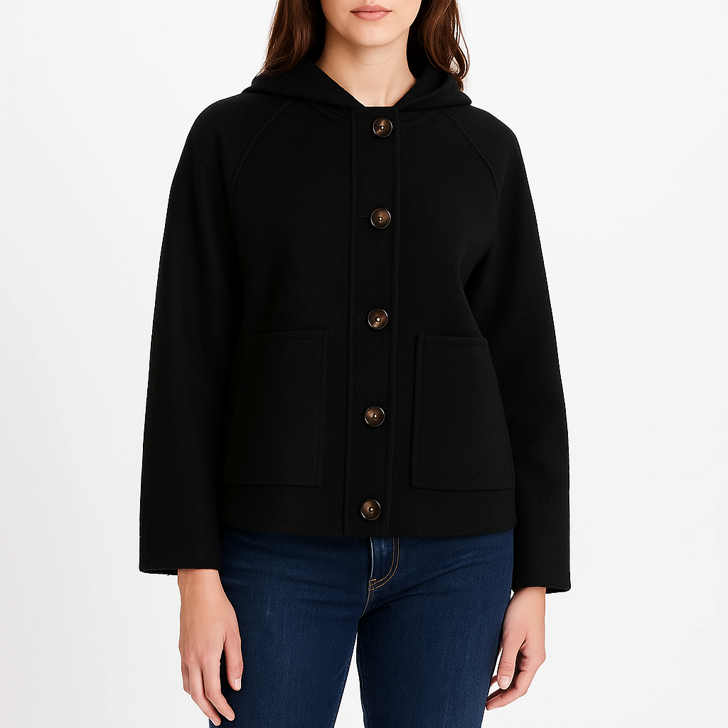 Alara Women Classic Winter Button Up Jacket
