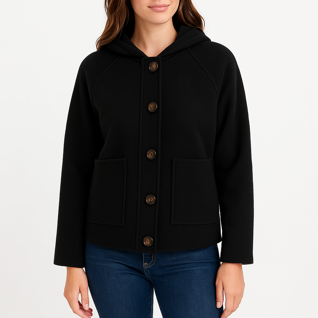 Alara Women Classic Winter Button Up Jacket