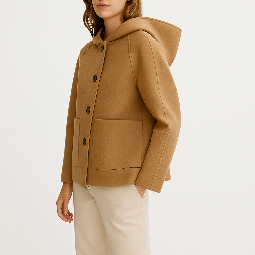 Alara Women Classic Winter Button Up Jacket