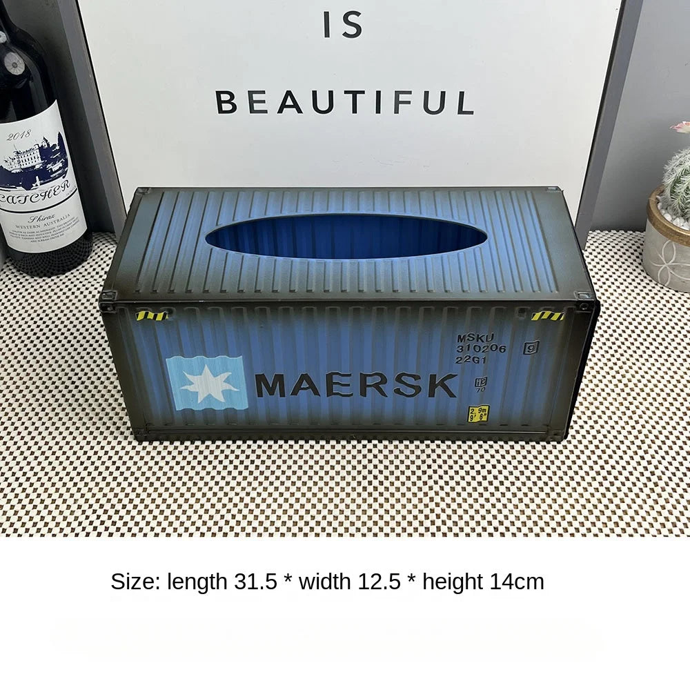 Iron Container Tissue Box