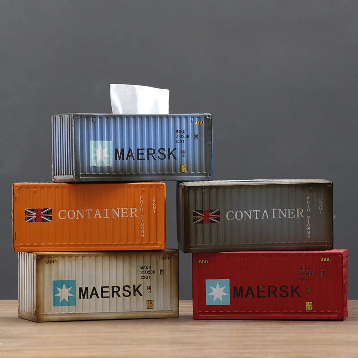 Iron Container Tissue Box