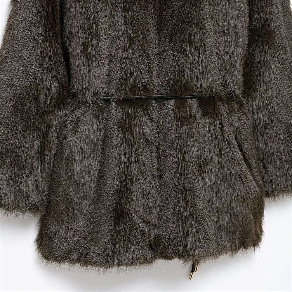 Camille Faux Furr Coat