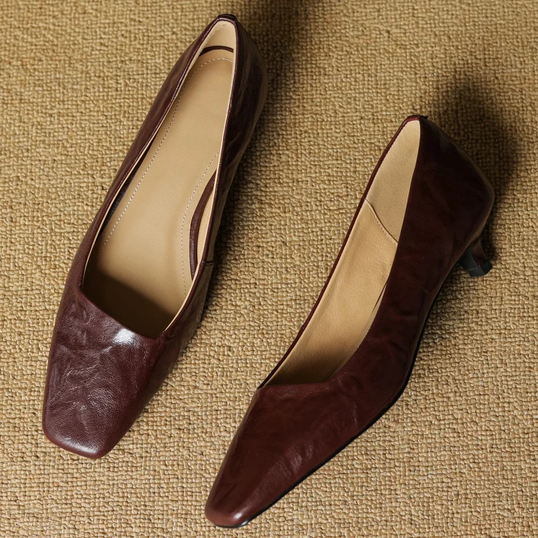 Tessa Leather Pumps