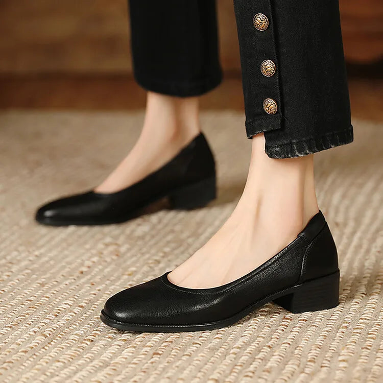 Rosaline Leather Pumps