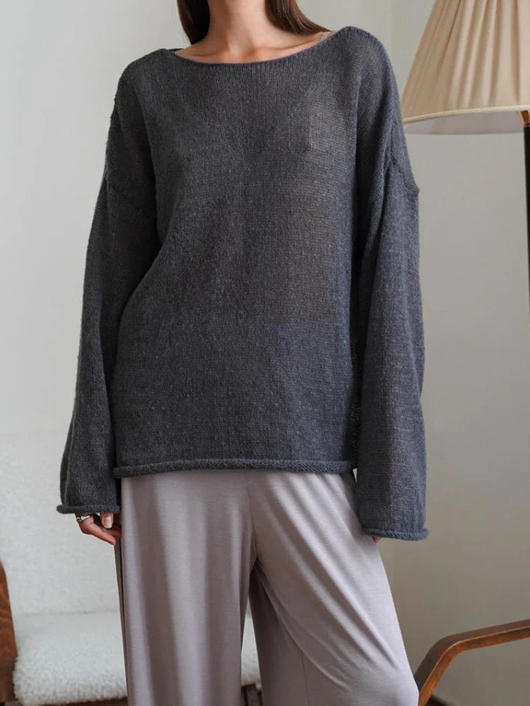 Intarsia Hollow Woolly