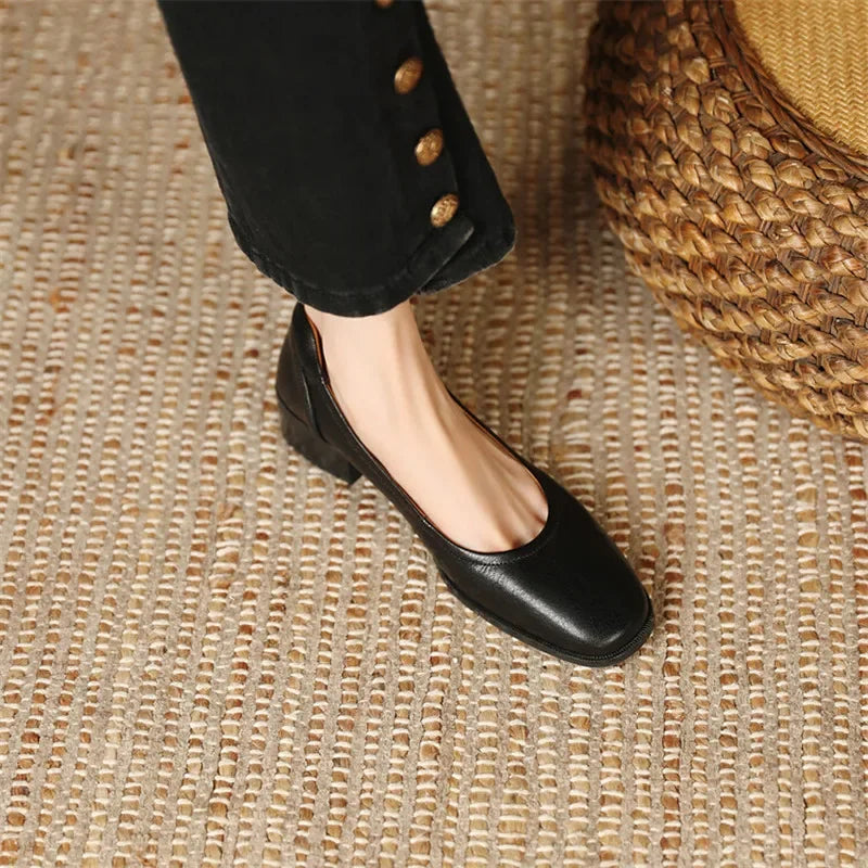 Rosaline Leather Pumps