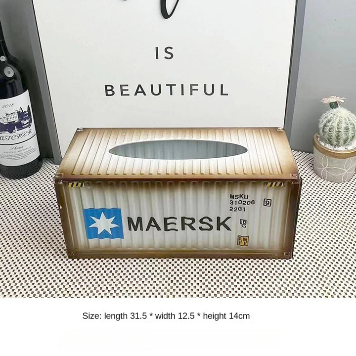 Iron Container Tissue Box