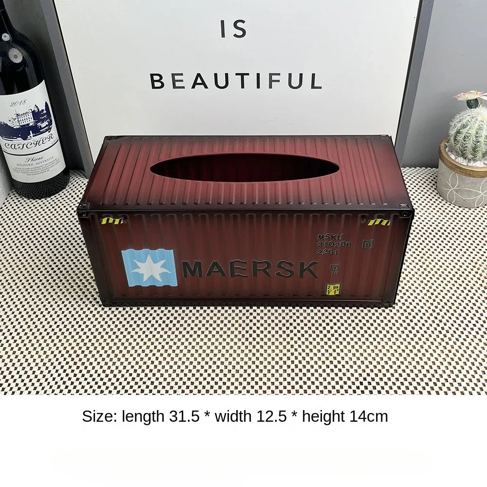 Iron Container Tissue Box