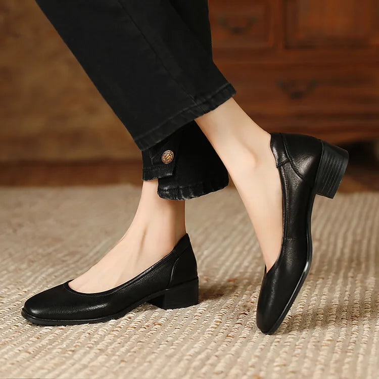Rosaline Leather Pumps