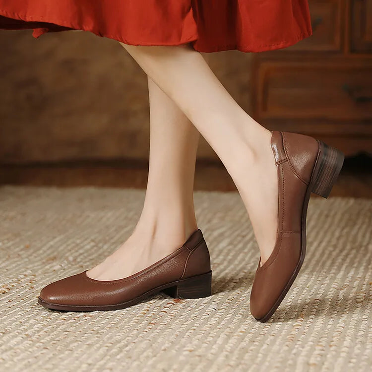 Rosaline Leather Pumps