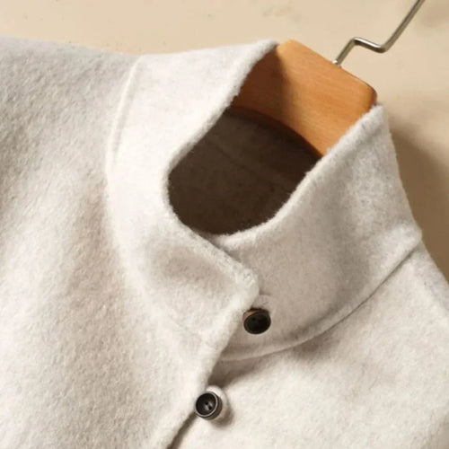 Alex Women's Elegant Longline Wool Coat