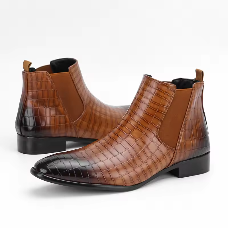 Becker Men Leather Chelsea Boots